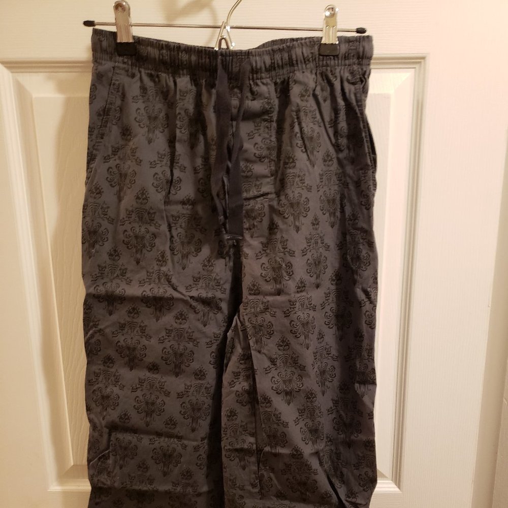 Disney Parks Haunted Mansion Pajama Pants, size M